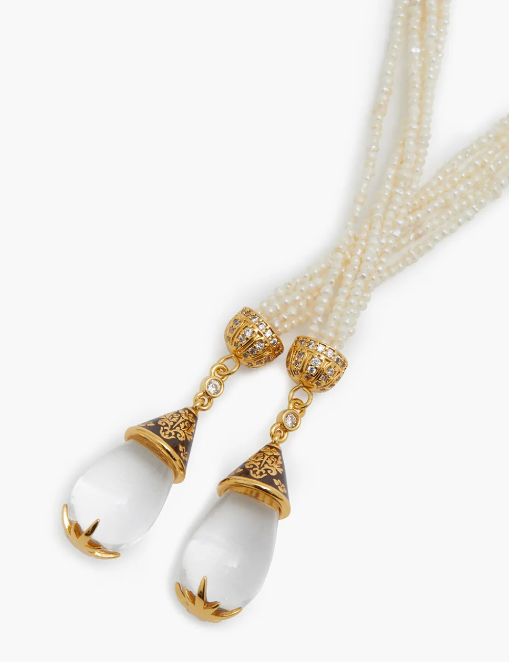 ZIMMERMANN Pearl Rope Lariat Necklace-Women Accessories