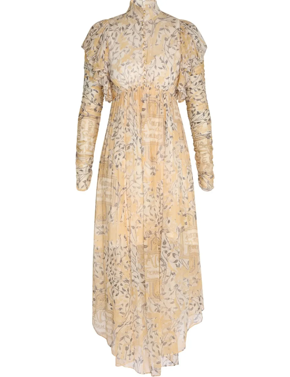 ZIMMERMANN Luminosity Gathered Midi Dress-Women Dresses