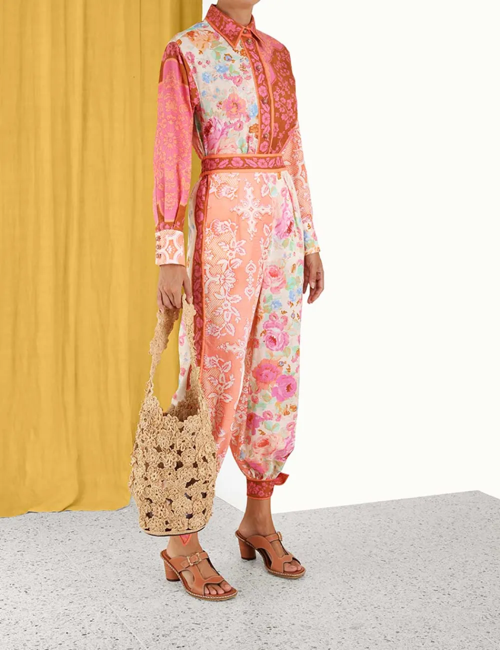 ZIMMERMANN Raie Tied Track Pant-Women Shorts & Pants