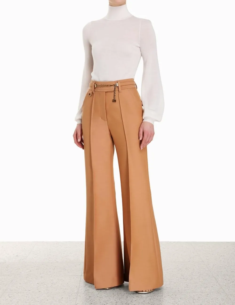 ZIMMERMANN Luminosity Wide Leg Pant-Women Shorts & Pants
