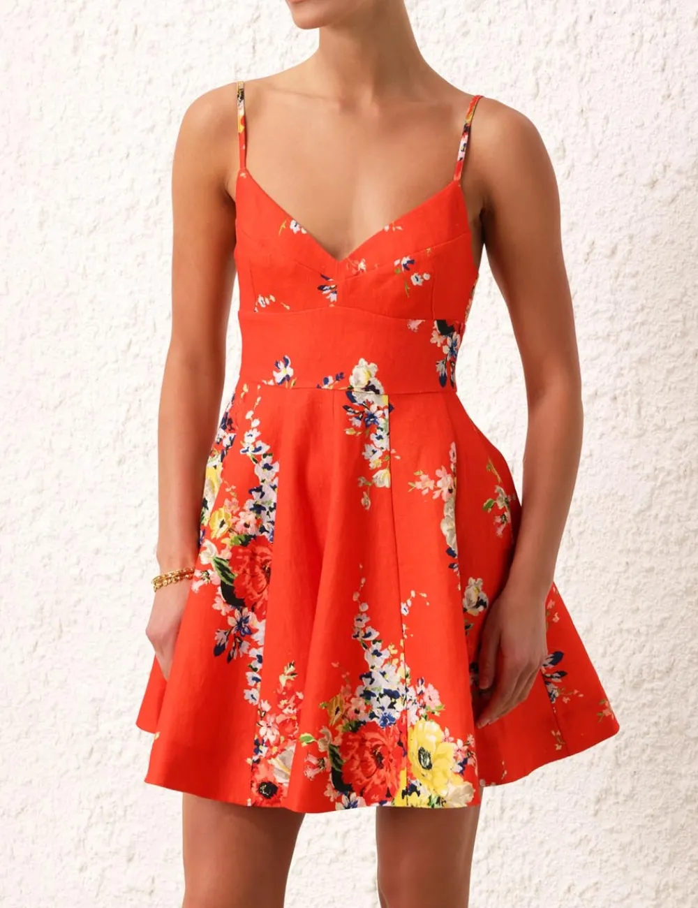 ZIMMERMANN Alight Flare Mini Dress-Women Clothing