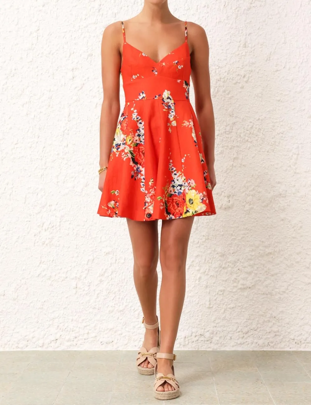 ZIMMERMANN Alight Flare Mini Dress-Women Clothing