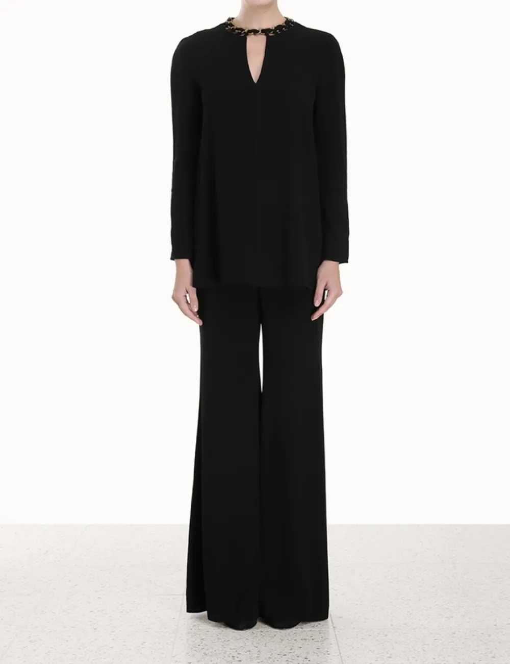 ZIMMERMANN Chain Embellished Tunic Top-Women Tops