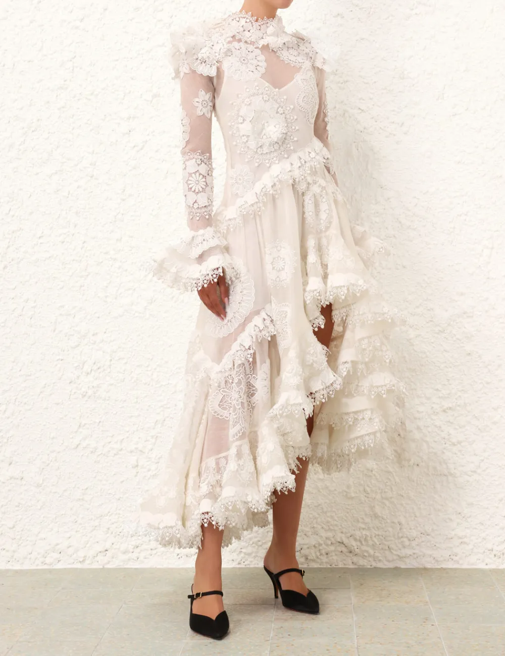 ZIMMERMANN Matchmaker Doily Dress-Women Dresses