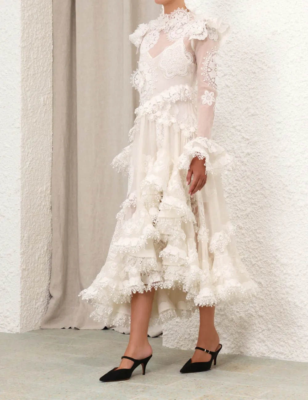 ZIMMERMANN Matchmaker Doily Dress-Women Dresses