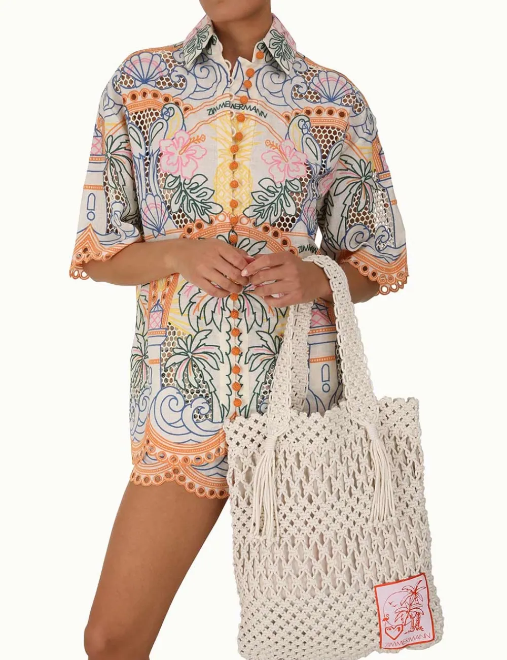 ZIMMERMANN Crochet Tote-Women Accessories