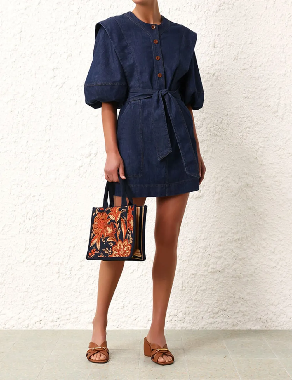 ZIMMERMANN Alight Denim Dress-Women Denim