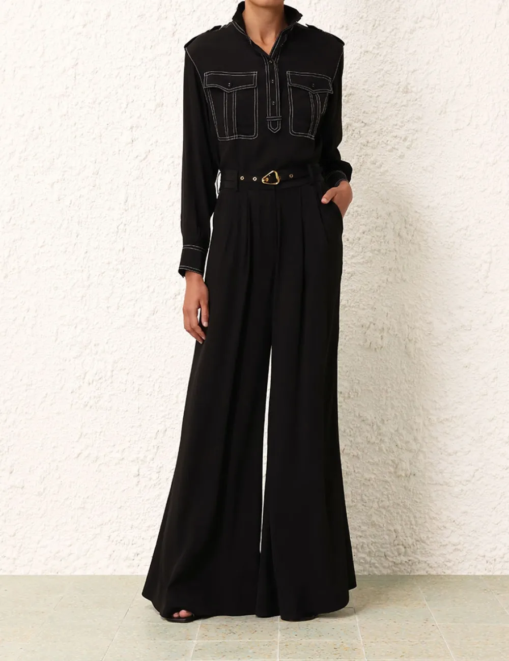 ZIMMERMANN Double Tuck Pant-Women Shorts & Pants