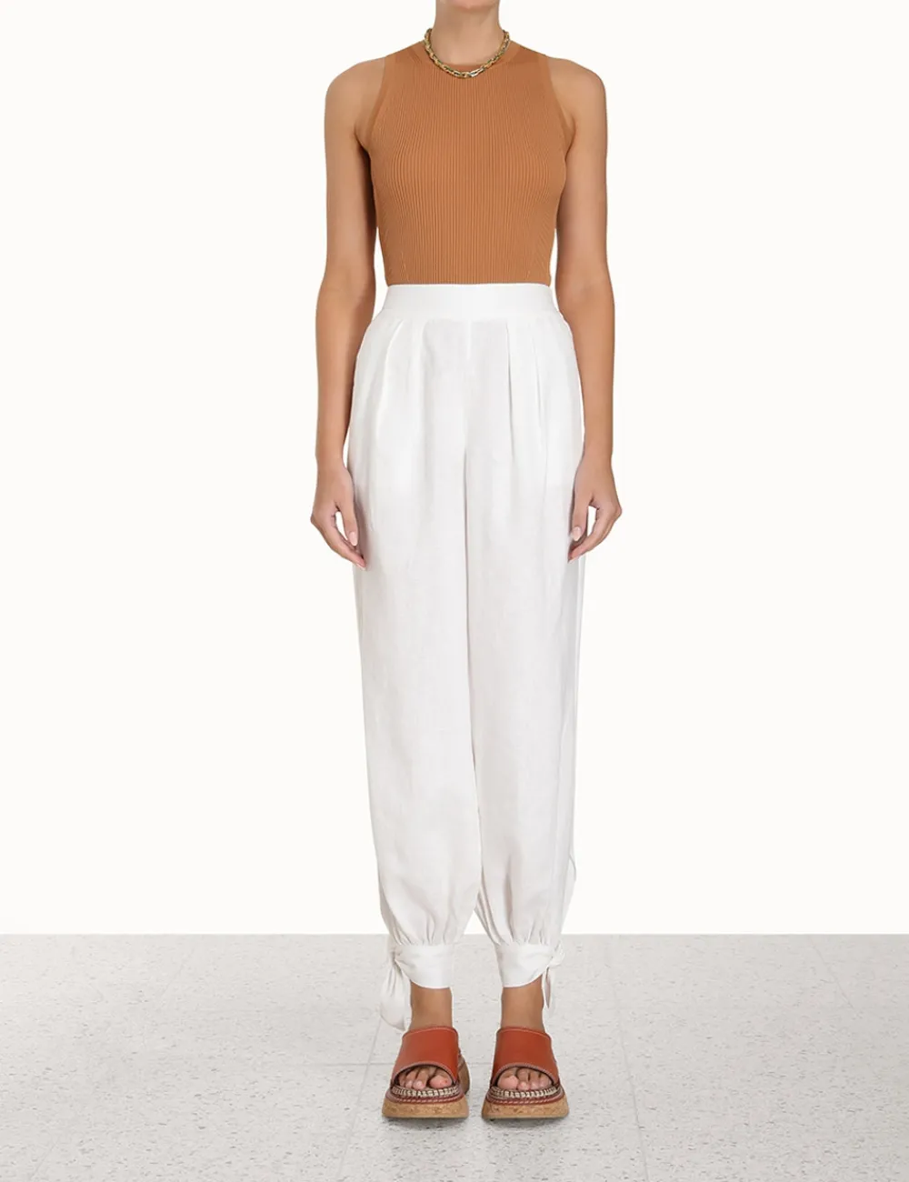 ZIMMERMANN Raie Harem Pant-Women Clothing