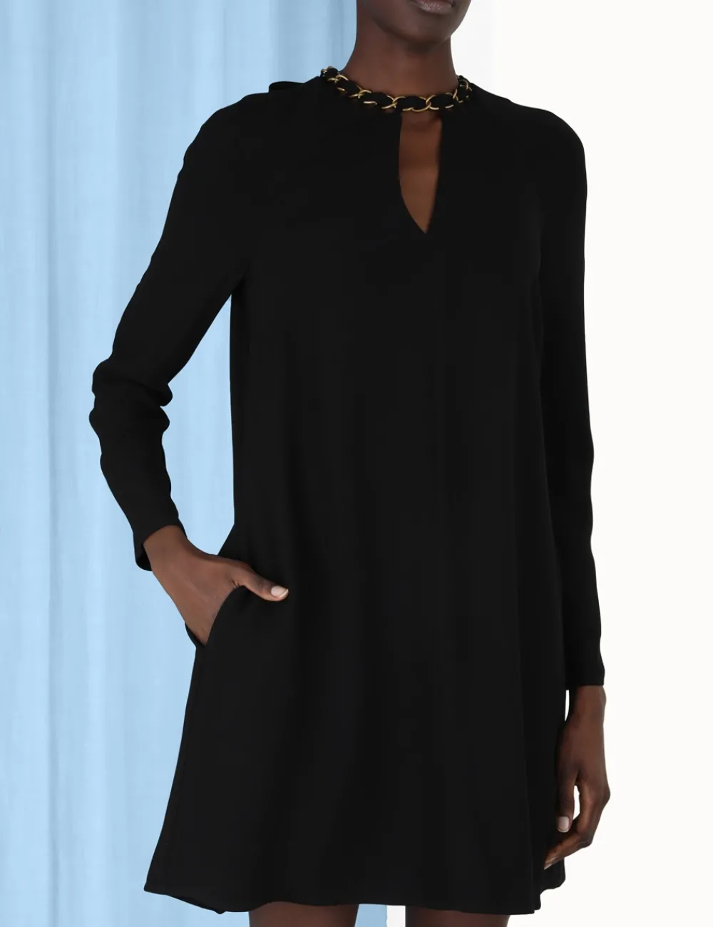 ZIMMERMANN Chain Embellished Mini Dress-Women Luminosity