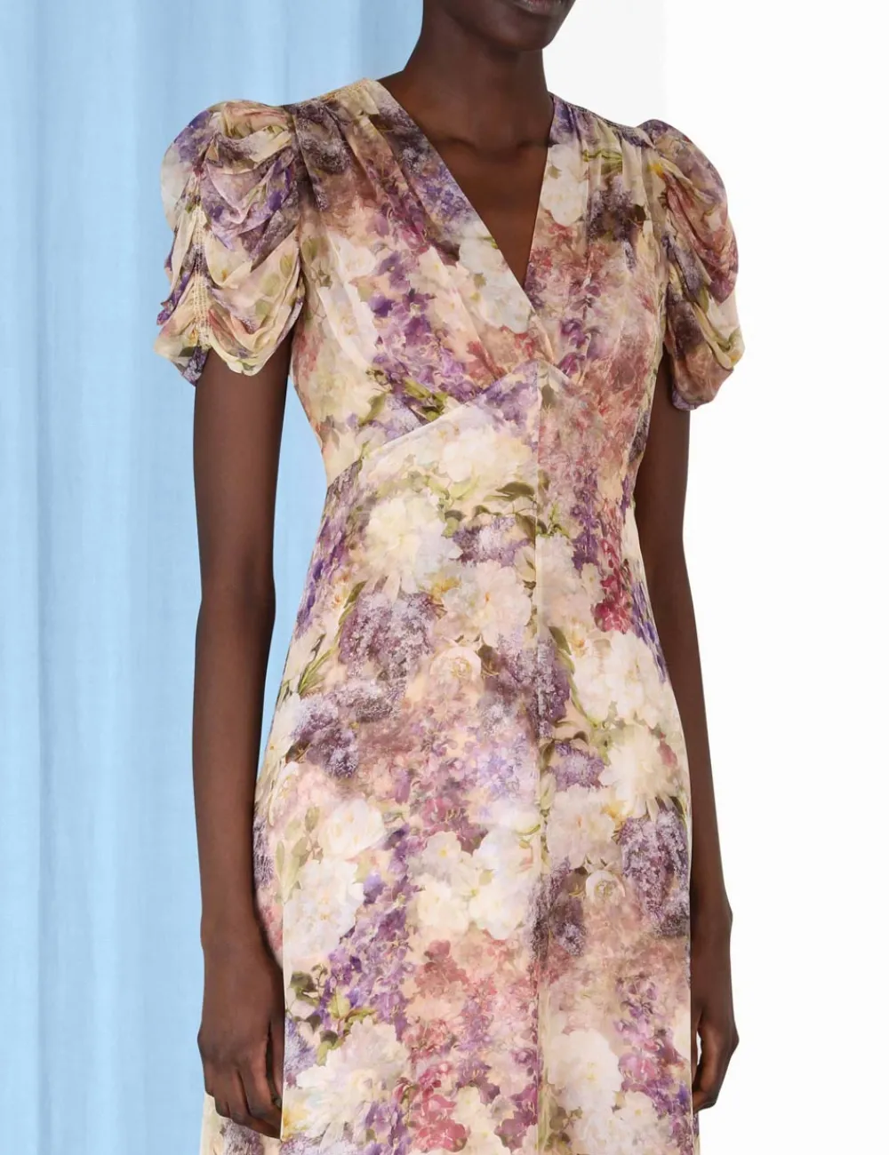 ZIMMERMANN Lyrical Gather Sleeve Midi-Women Luminosity