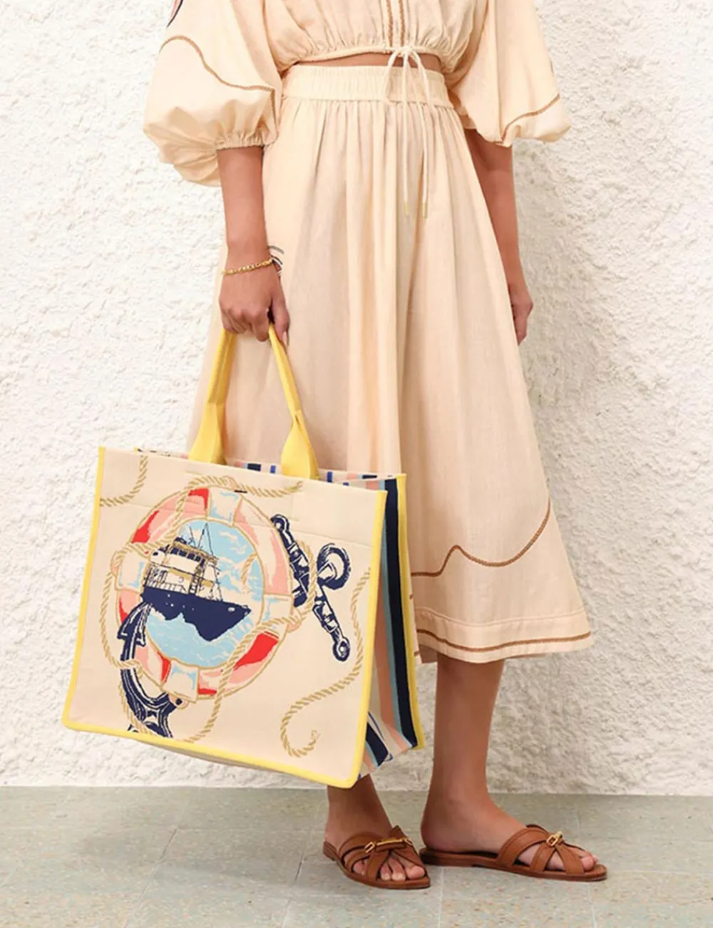 ZIMMERMANN Large Jacquard Tote-Women Bags