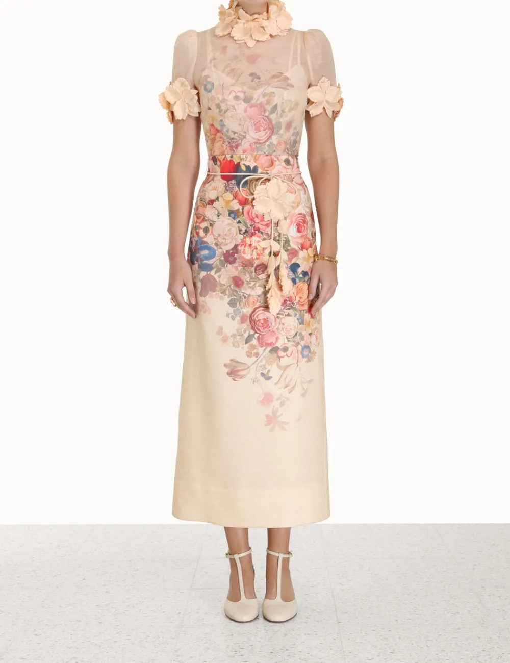 ZIMMERMANN Luminosity Liftoff Flower Top-Women Tops