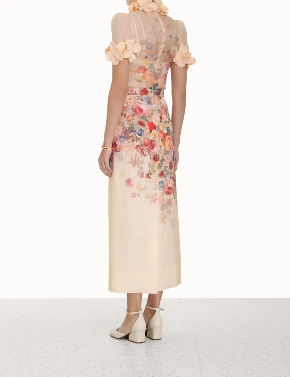 ZIMMERMANN Luminosity Liftoff Flower Top-Women Tops