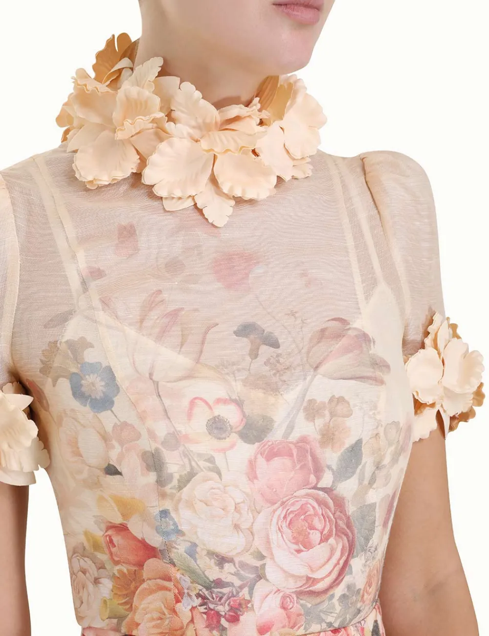 ZIMMERMANN Luminosity Liftoff Flower Top-Women Tops