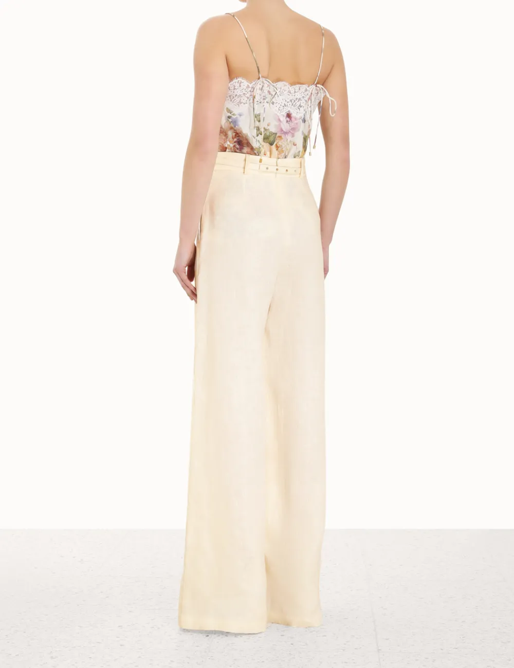 ZIMMERMANN Luminosity Wide Leg Pant-Women Shorts & Pants