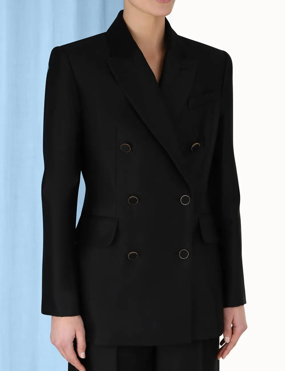 ZIMMERMANN Luminosity Tuxedo Jacket-Women Clothing