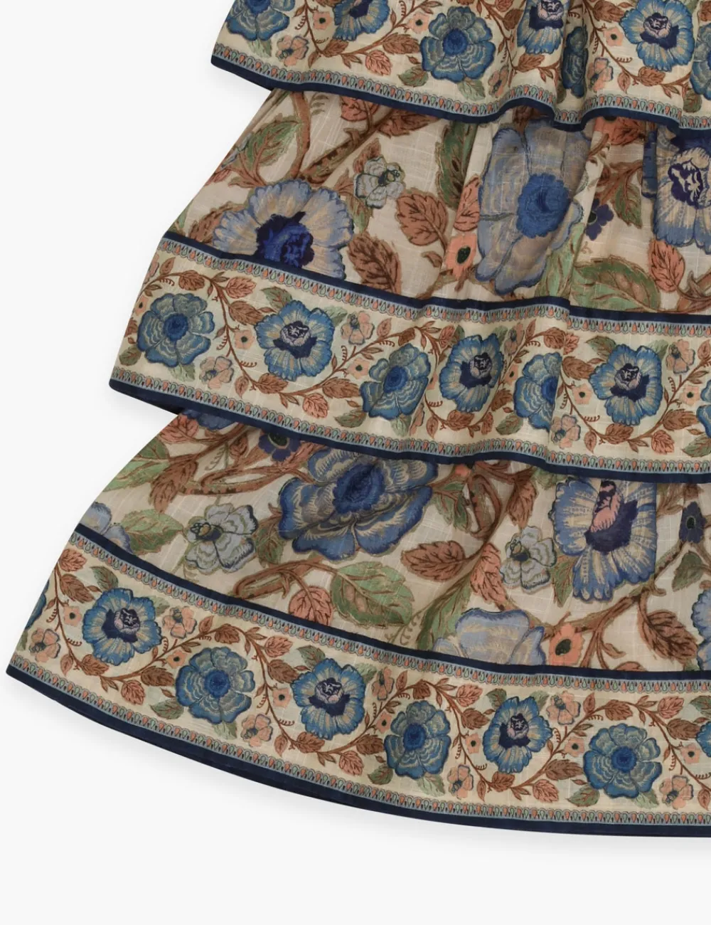 ZIMMERMANN Junie Shirred Tiered Dress-Women Clothing