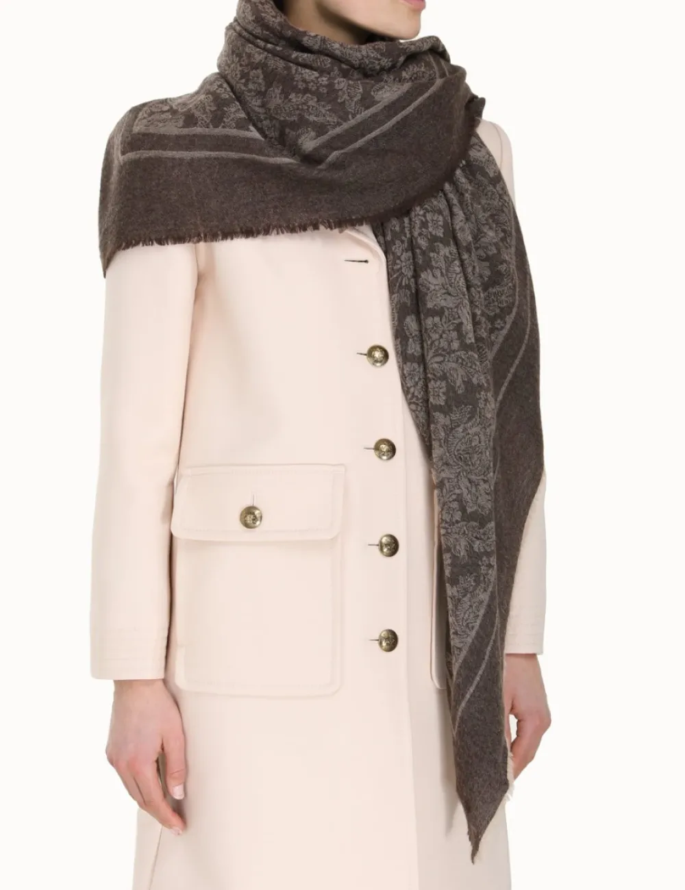 ZIMMERMANN Jacquard Square Scarf-Women Luminosity