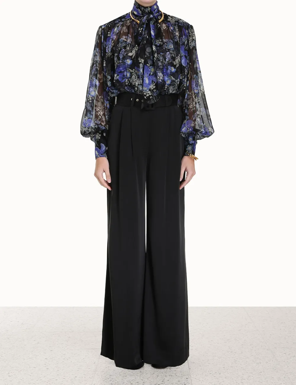 ZIMMERMANN Lyrical Lantern Blouse-Women Tops