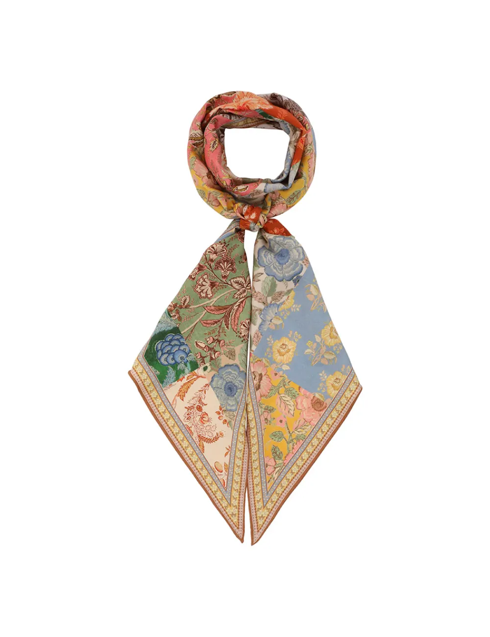 ZIMMERMANN Printed Silk Neck Scarf-Women Scarves