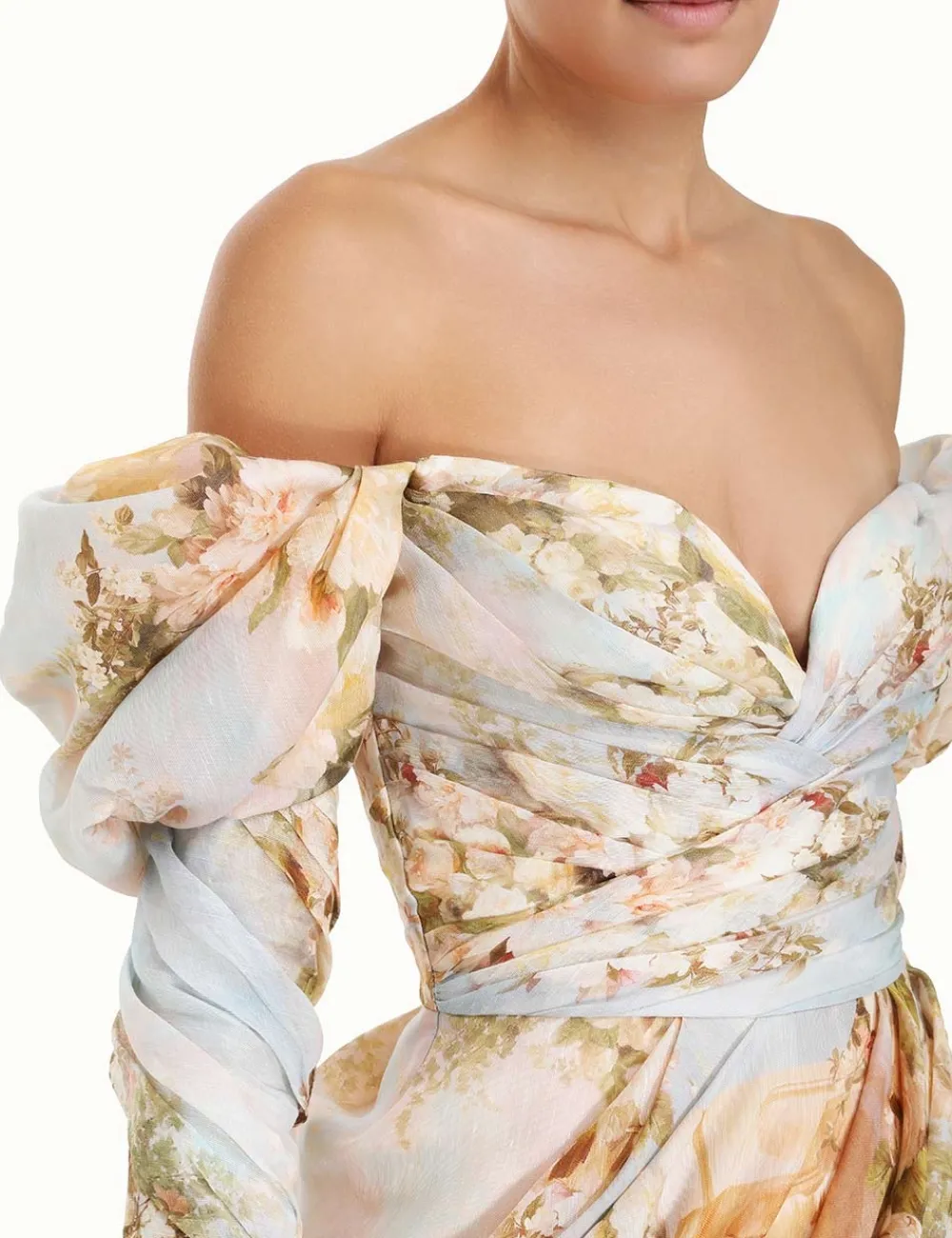 ZIMMERMANN Luminosity Drape Mini Dress-Women Luminosity