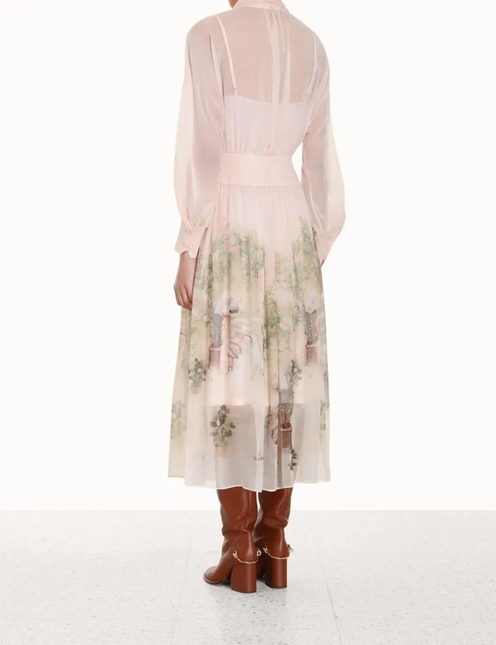 ZIMMERMANN Lyrical Midi Dress-Women Clothing