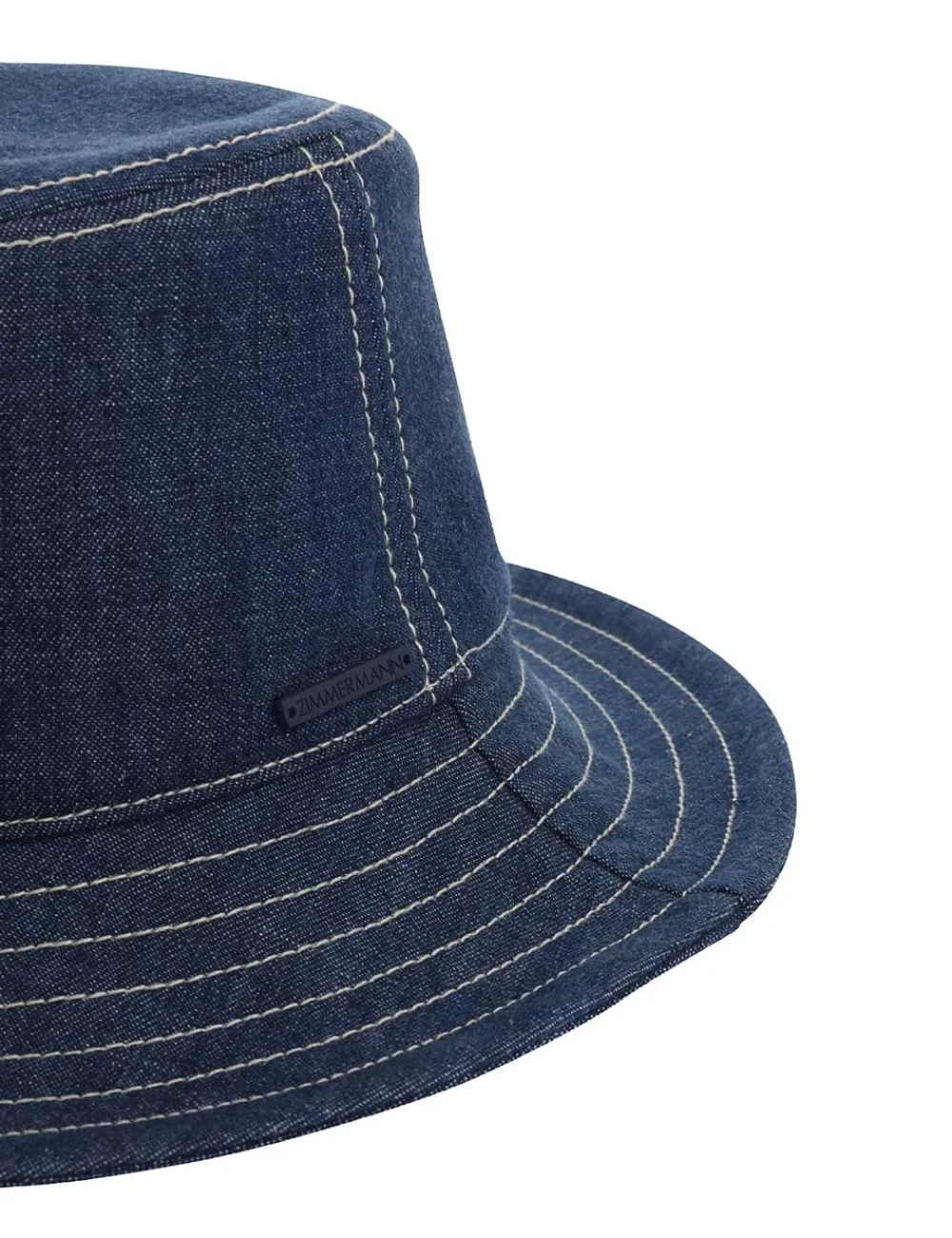 ZIMMERMANN Denim Bucket Hat-Women Accessories