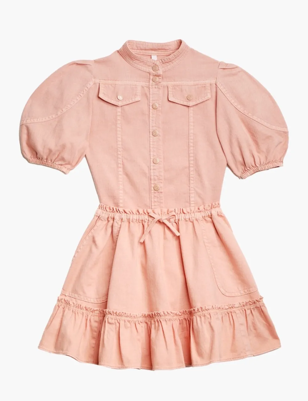 ZIMMERMANN Ginger Utility Denim Top-Kids Denim