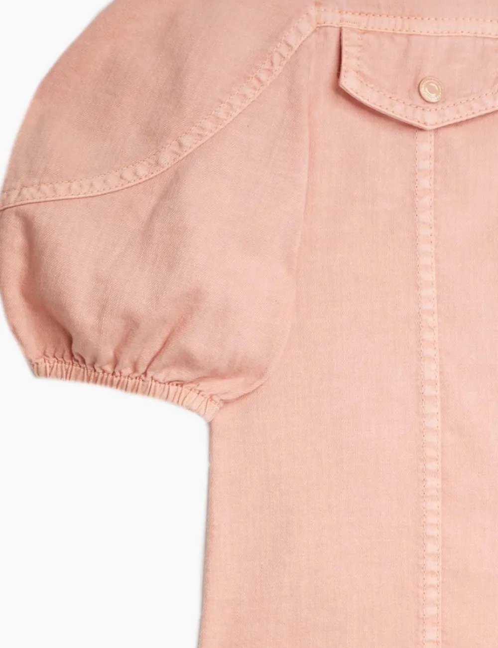ZIMMERMANN Ginger Utility Denim Top-Kids Denim