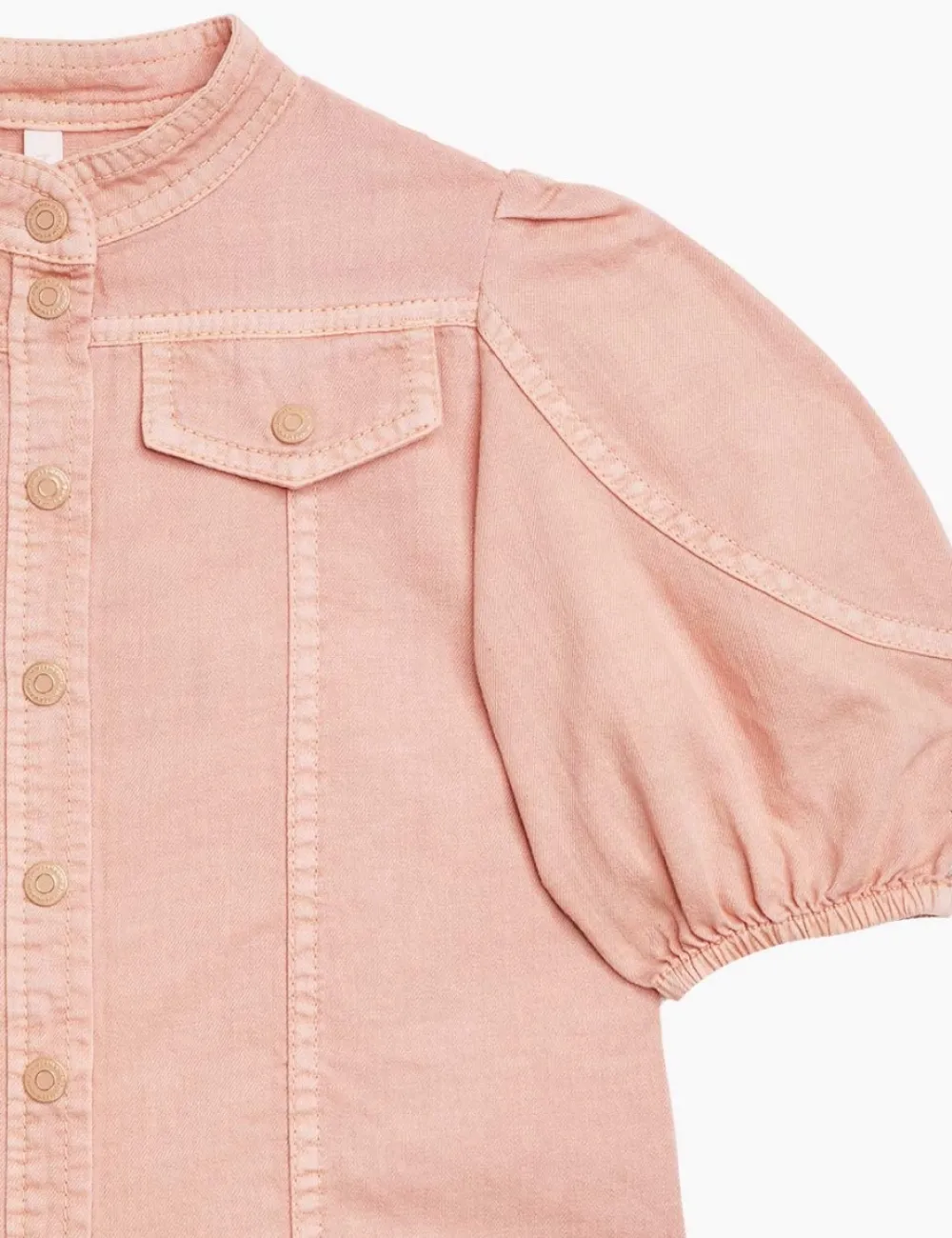 ZIMMERMANN Ginger Utility Denim Top-Kids Denim
