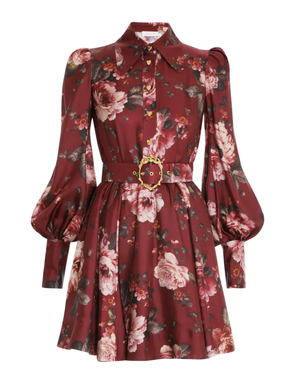 ZIMMERMANN Luminosity Shirt Dress-Women Dresses