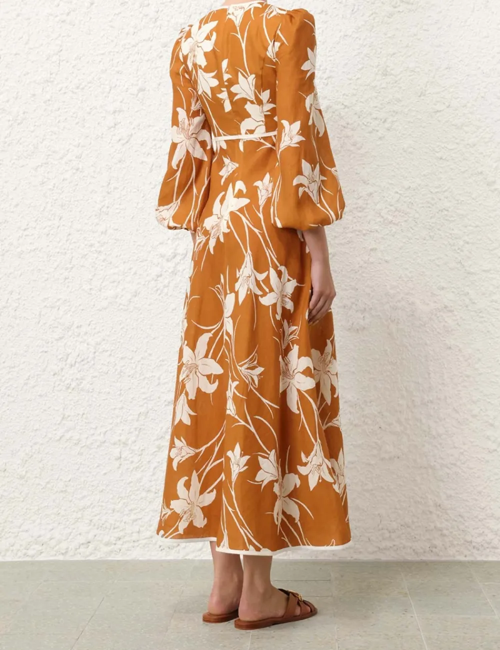 ZIMMERMANN Acadian High Neck Dress-Women Dresses & Coverups