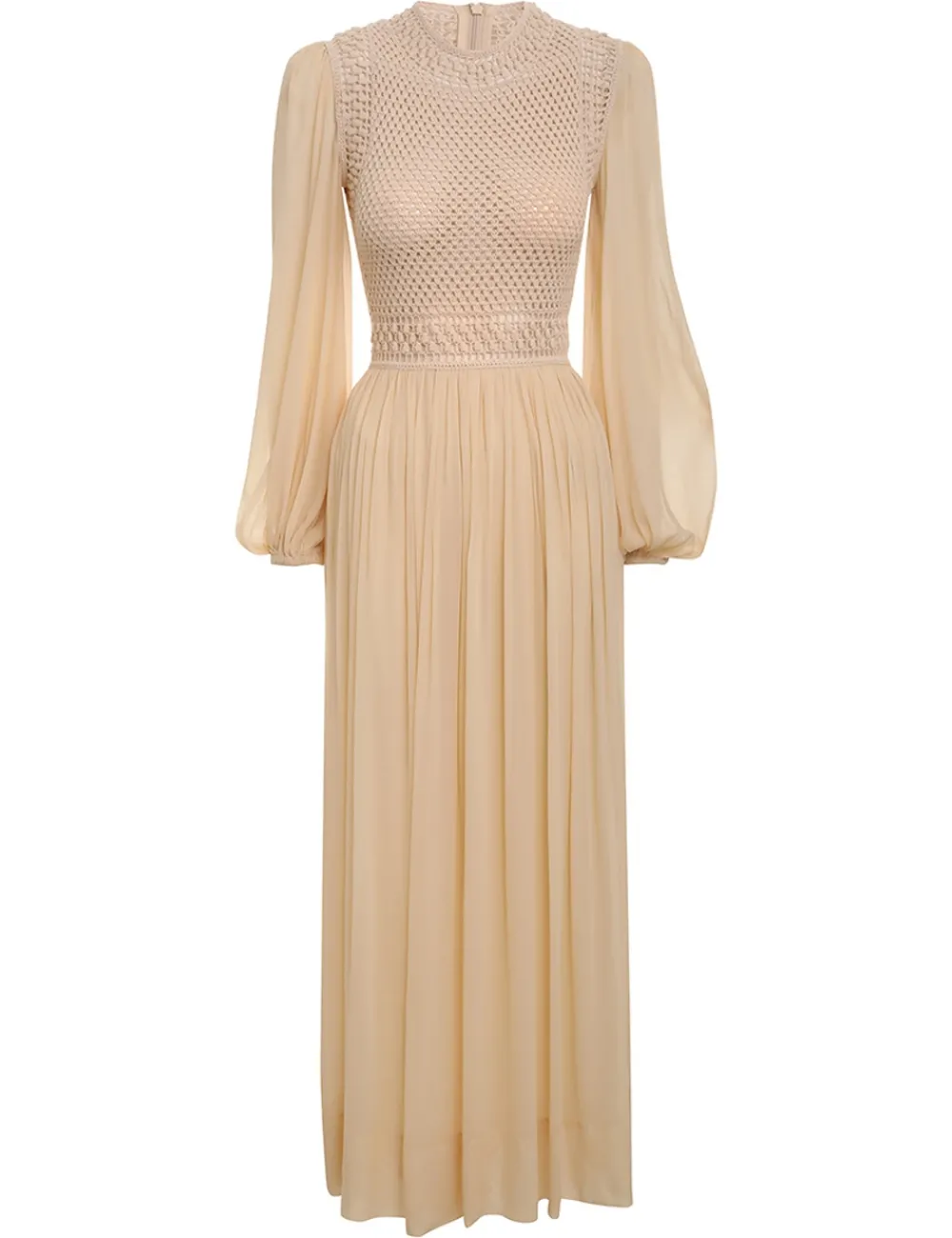 ZIMMERMANN Luminosity Crochet Bodice Midi-Women Clothing