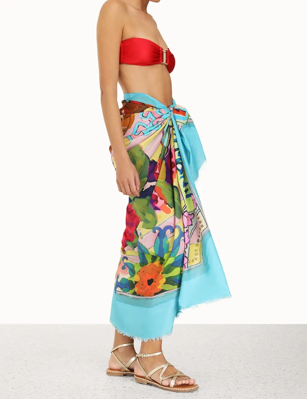 ZIMMERMANN Oversized Pareo-Women Towels & Pareos