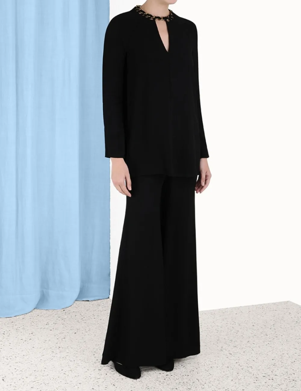 ZIMMERMANN Chain Embellished Tunic Top-Women Luminosity