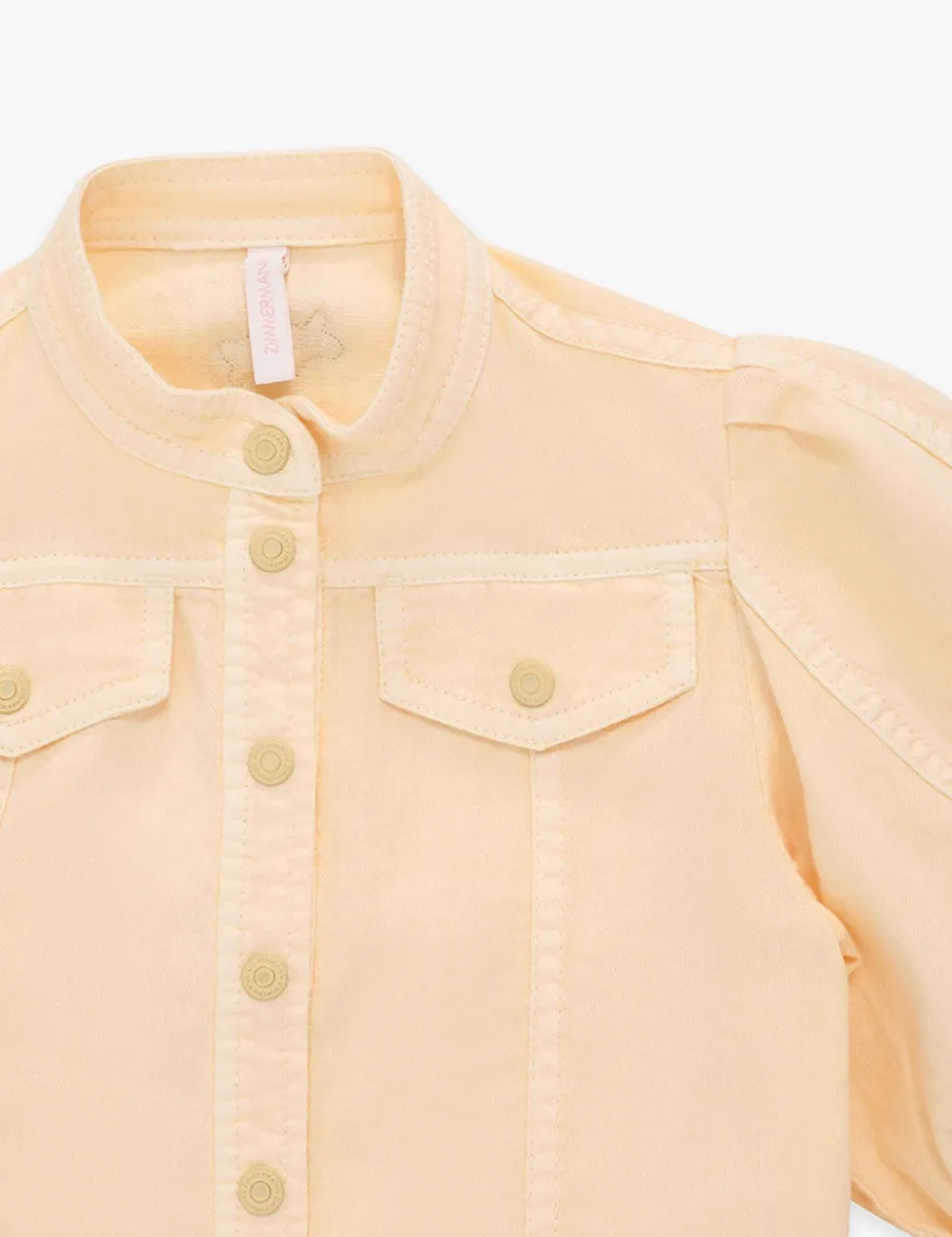 ZIMMERMANN August Utility Denim Top-Women Clothing