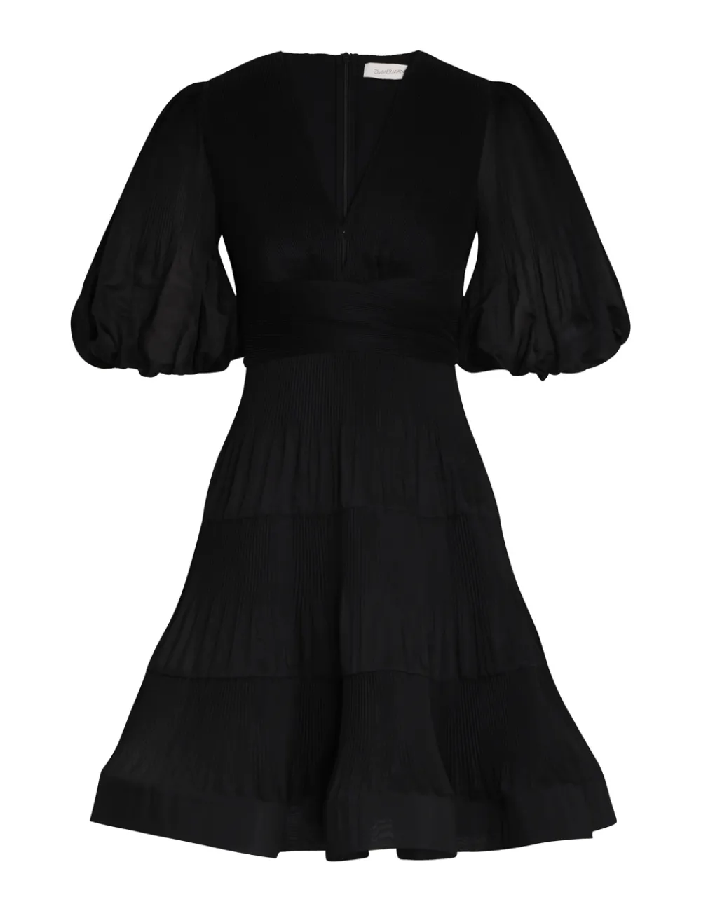 ZIMMERMANN Pleated Mini Dress-Women Luminosity