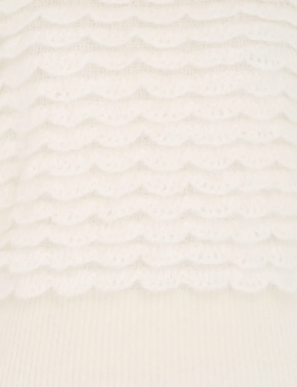 ZIMMERMANN Luminosity Scallop Sweater-Women Clothing