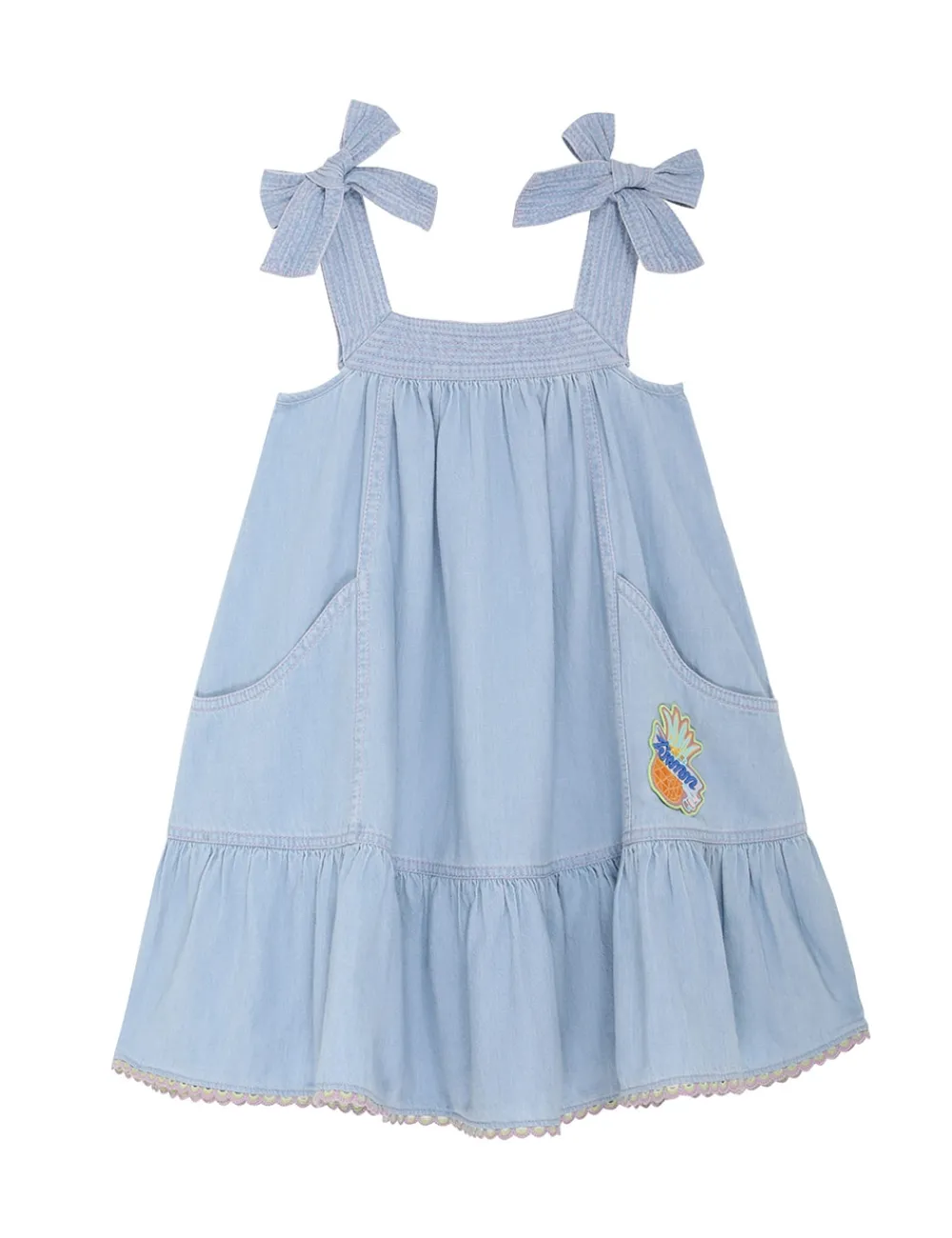 ZIMMERMANN Halcyon Denim Dress-Kids Denim