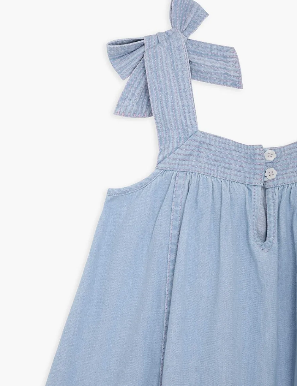 ZIMMERMANN Halcyon Denim Dress-Kids Denim