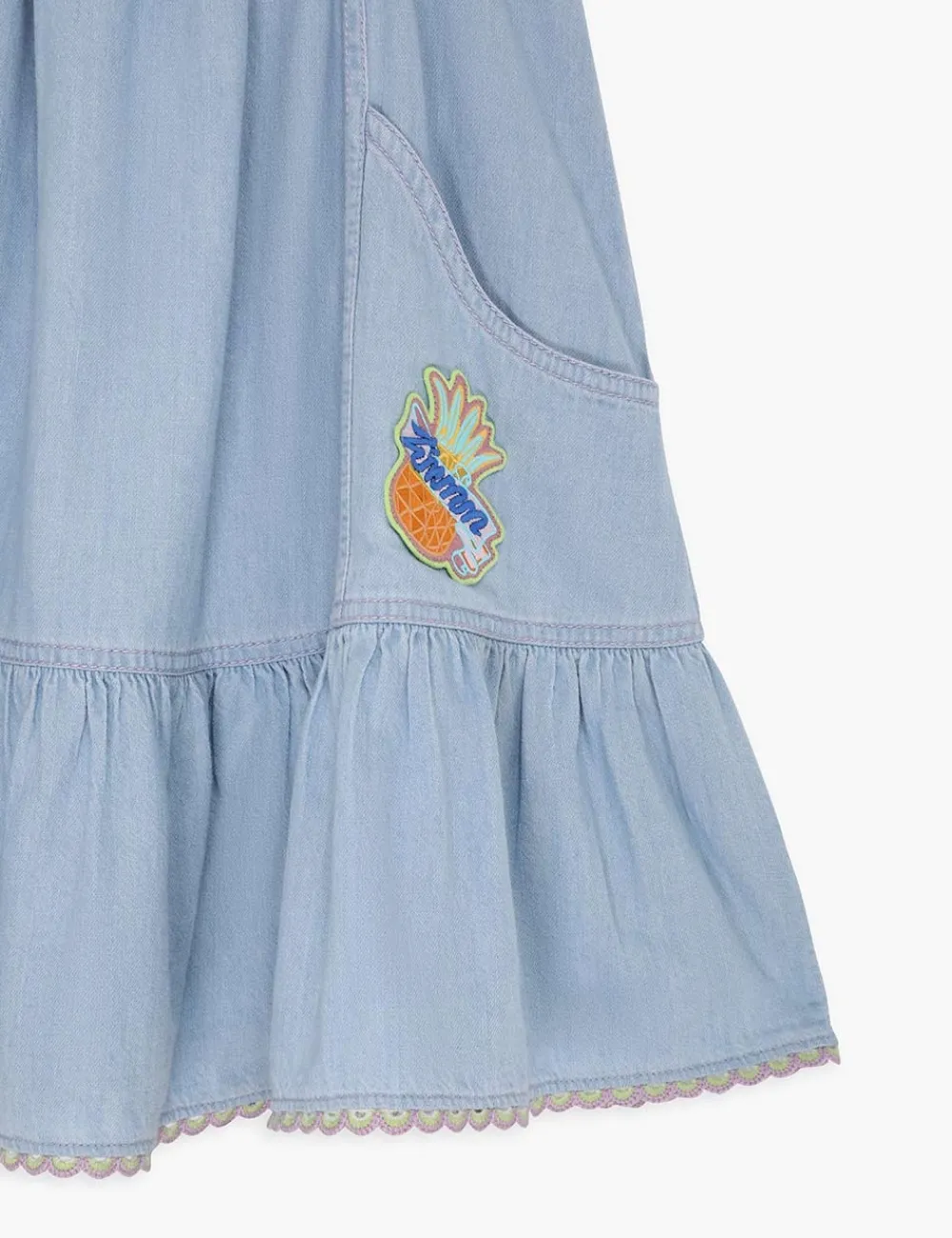 ZIMMERMANN Halcyon Denim Dress-Kids Denim