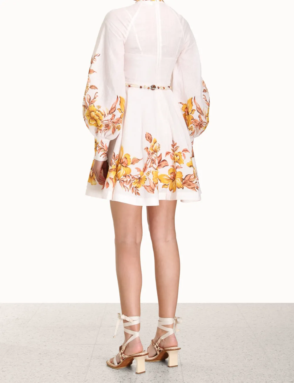 ZIMMERMANN Vacay Button Up Mini Dress-Women Dresses & Coverups