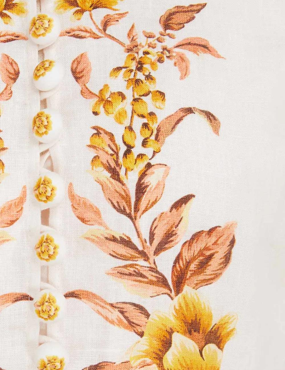 ZIMMERMANN Vacay Button Up Mini Dress-Women Dresses & Coverups