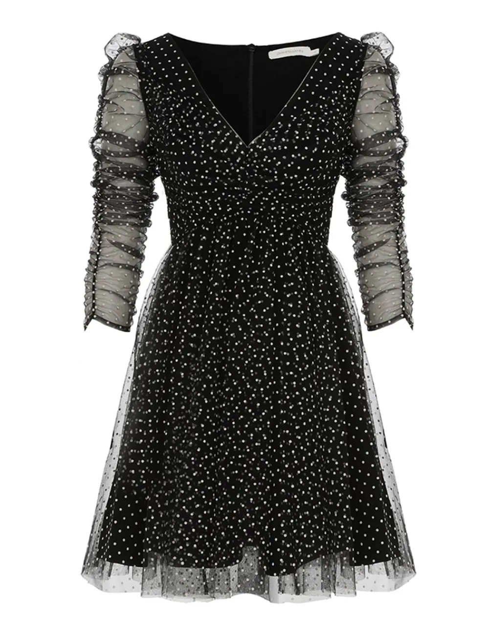 ZIMMERMANN Tulle Mini Dress-Women Clothing