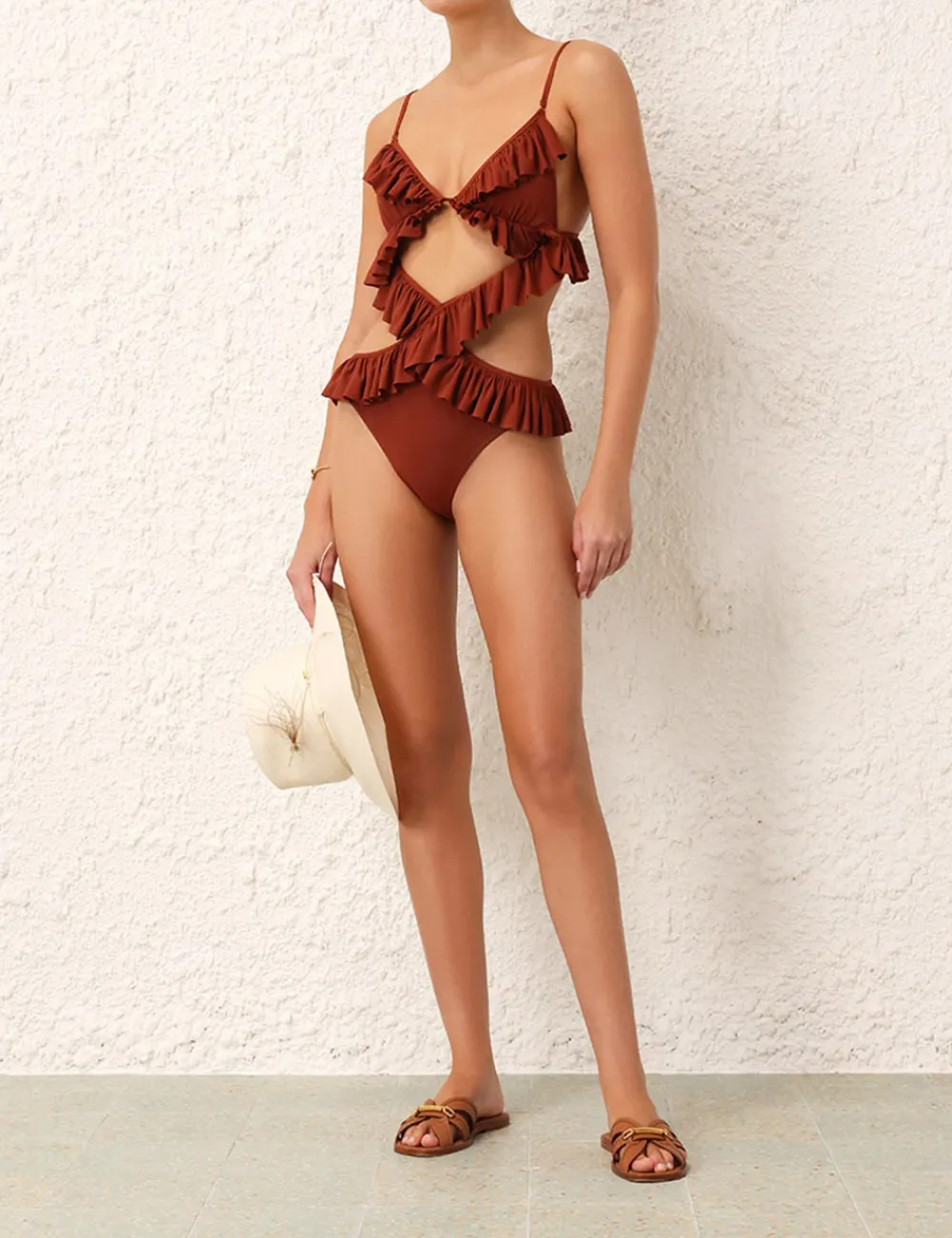 ZIMMERMANN Alight Gather Frill 1Pc-Women One Pieces