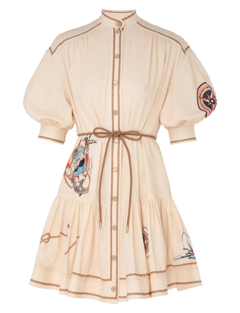 ZIMMERMANN Alight Lantern Mini Dress-Women Dresses & Coverups