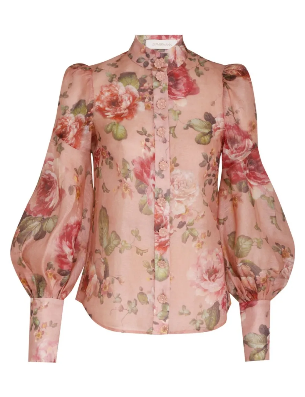 ZIMMERMANN Luminosity Floral Blouse-Women Clothing