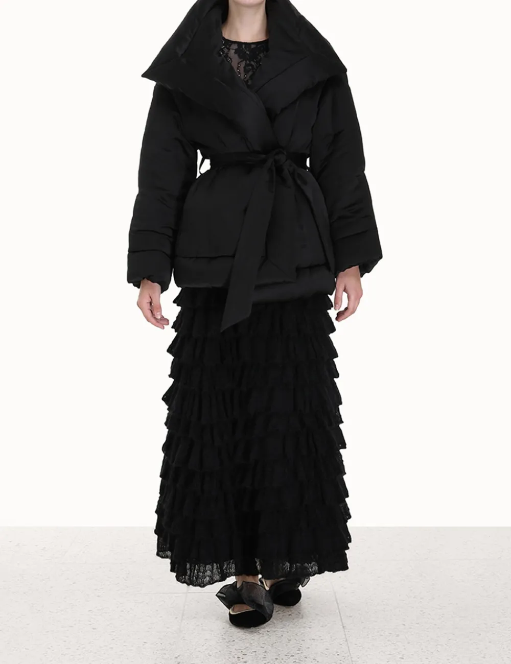 ZIMMERMANN Luminosity Satin Wadded Jacket-Women Jackets & Coats