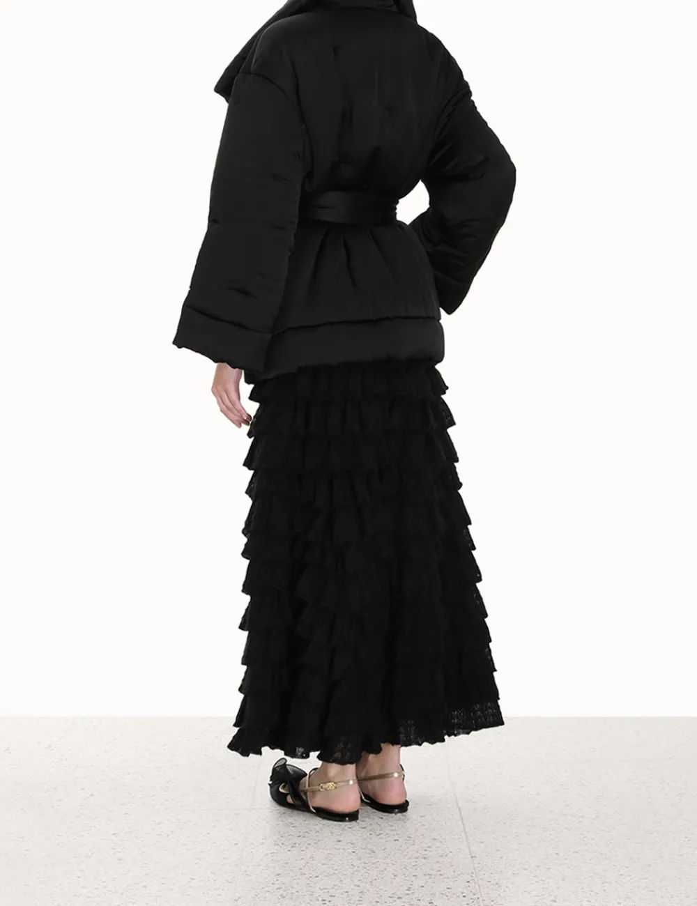 ZIMMERMANN Luminosity Satin Wadded Jacket-Women Jackets & Coats